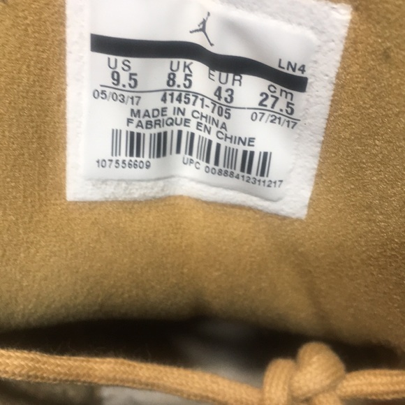 Jordan retro 13 Wheats - Picture 5 of 5